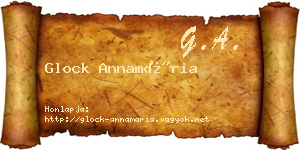 Glock Annamária névjegykártya