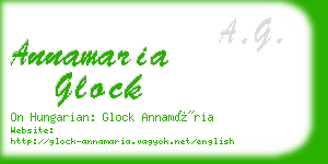 annamaria glock business card